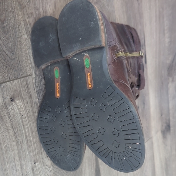 Timberland Dark Brown Lace-Up Boots - Picture 3 of 11